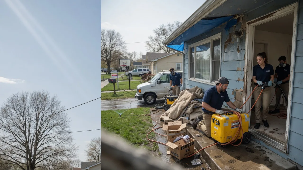 Basement Flood Cleanup in Christine, ND near me